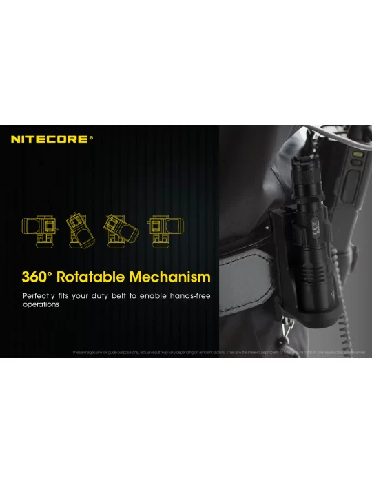NTH25 solid rotating lamp holster–NITECORE BELUX