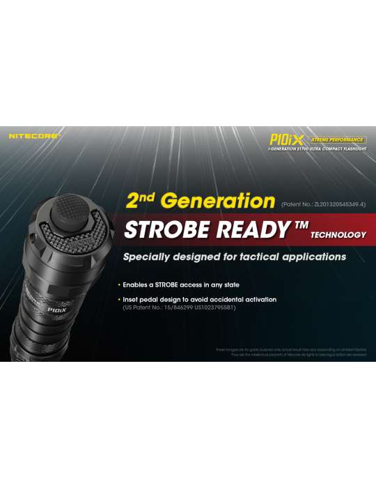 P10iX tactical flashlight 4000LM strobe USB C