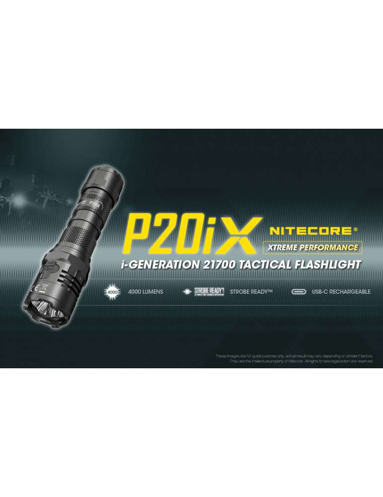 P20iX lampe tactique 4000LM USB C