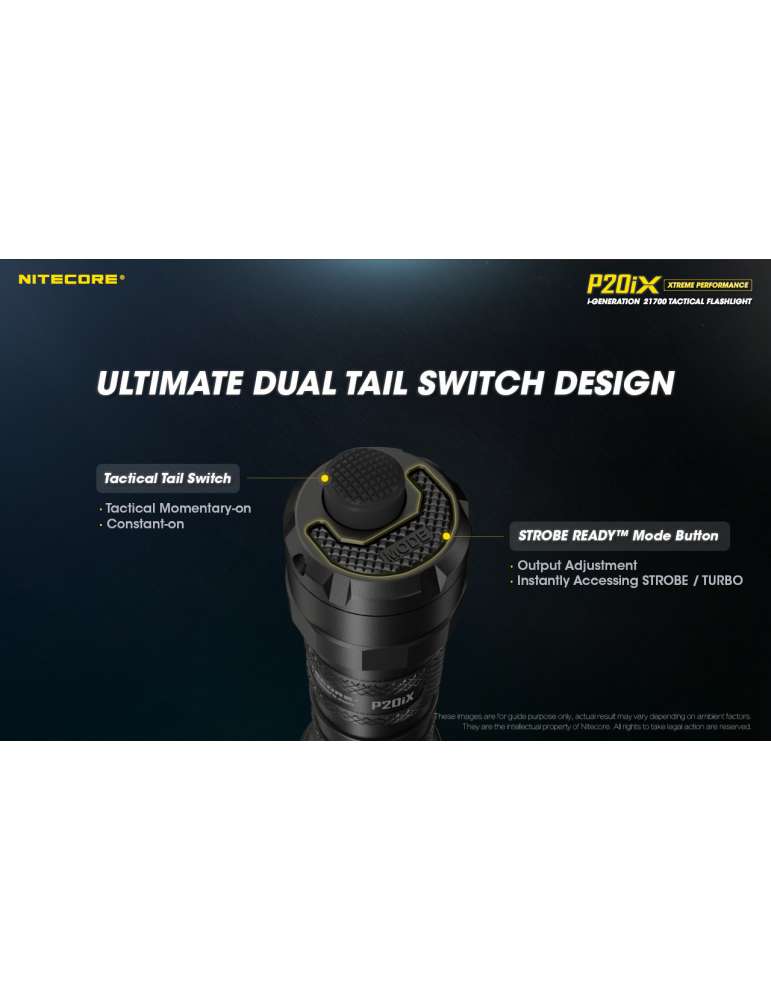 P20iX lampe tactique 4000LM USB C