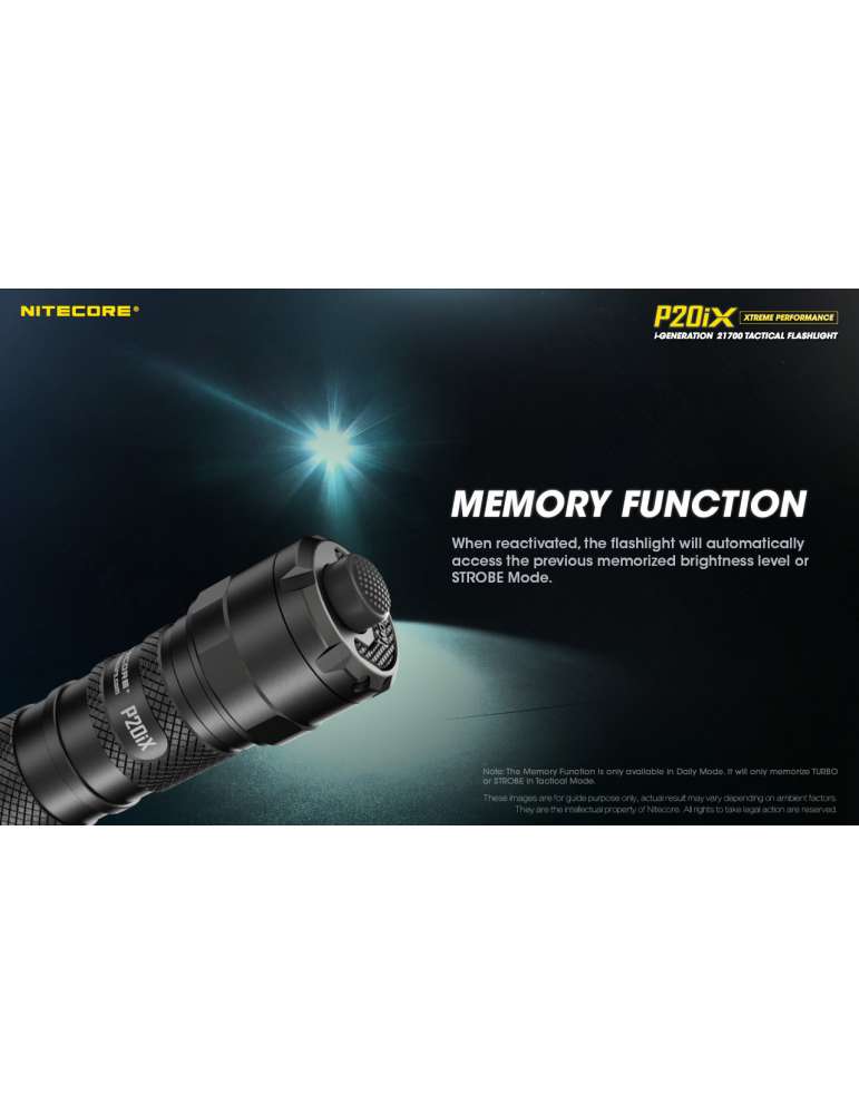 P20iX lampe tactique 4000LM USB C