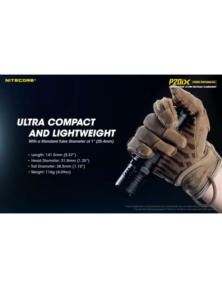P20iX lampe tactique 4000LM USB C