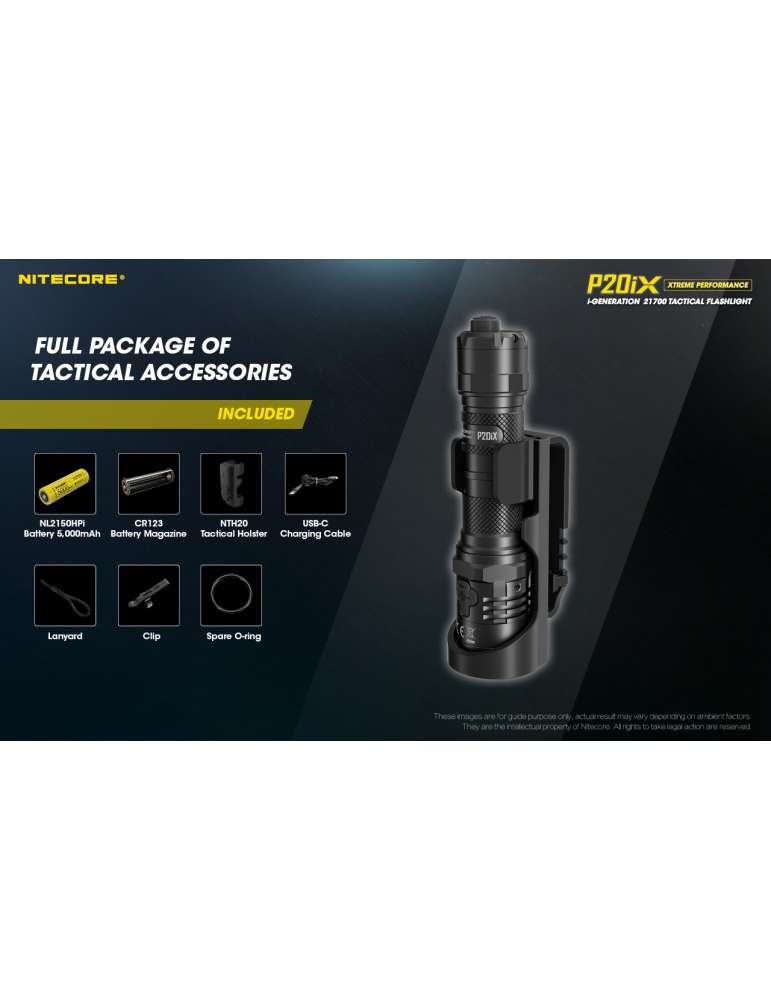 P20iX lampe tactique 4000LM USB C