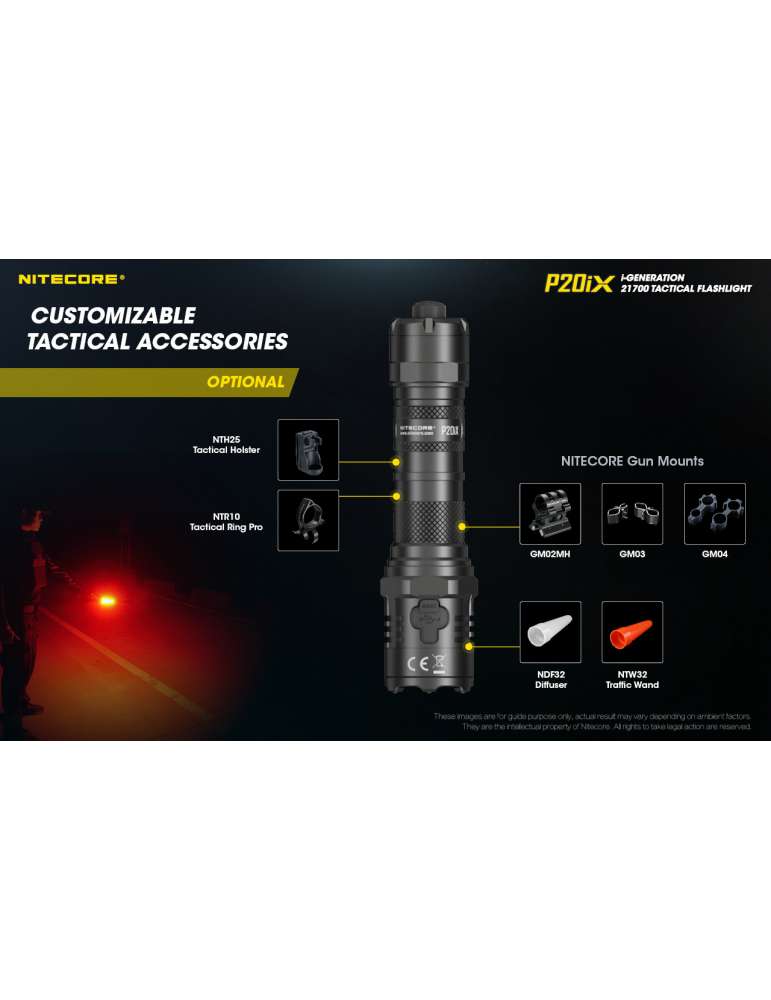 P20iX lampe tactique 4000LM USB C