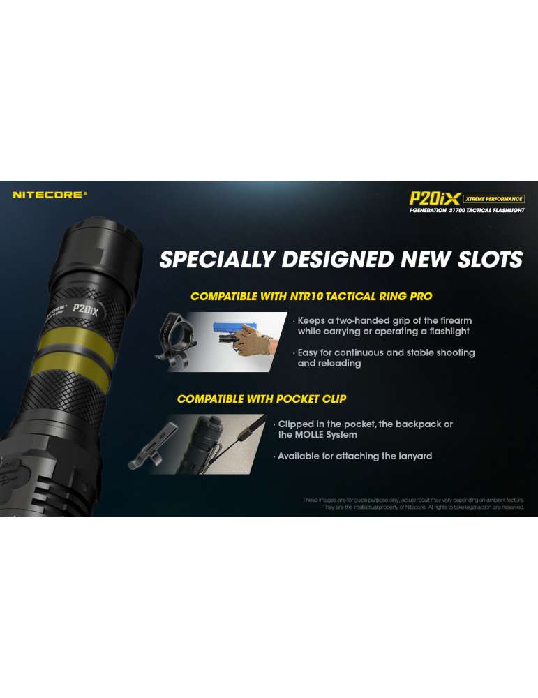 P20iX tactical flashlight 4000LM USB C