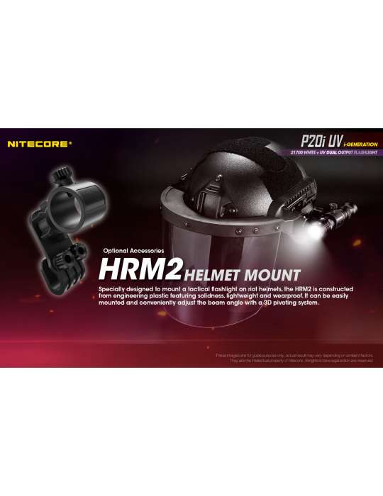 P20iUV lampe tactique 1800LM avec UV pour contrôle de document