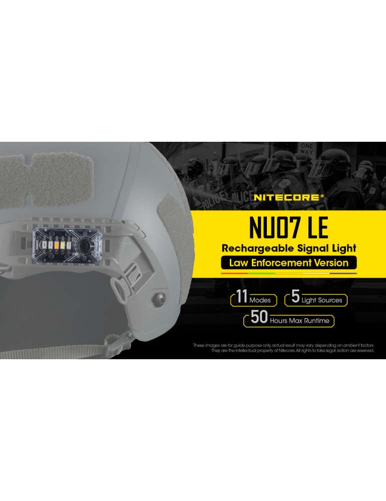 NU07LE mini meerkleurige signaallamp MOLLE ARC-rail voor training en operaties