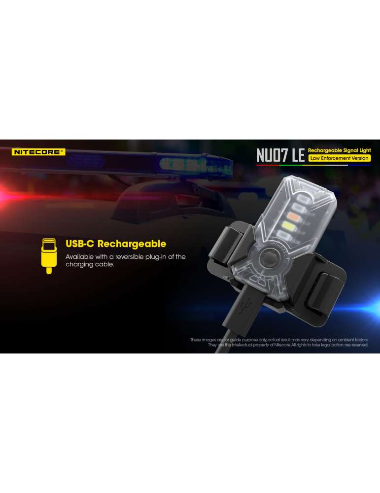 NU07LE mini lampe signal multiples couleurs MOLLE ARC rail pour entrainement et opérations