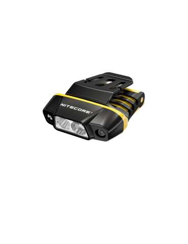NU11 lampe frontale clip casquette ou sac à dos 150LM rechargeable USB