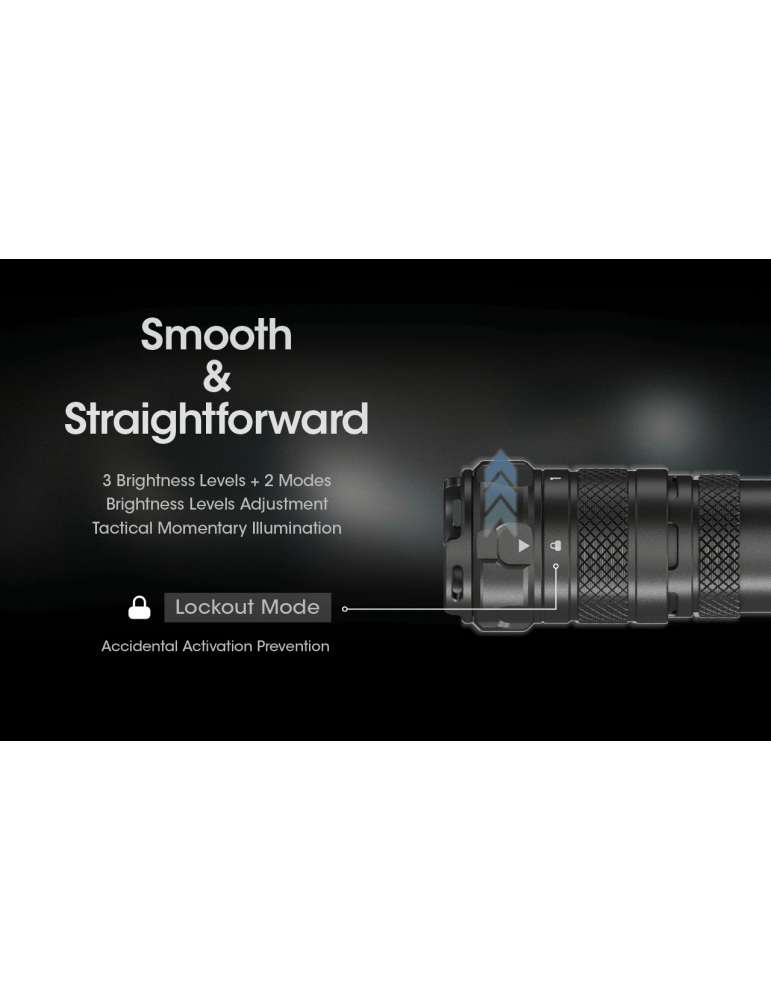 SRT6i lampe torche dimmable 2100LM longue portée