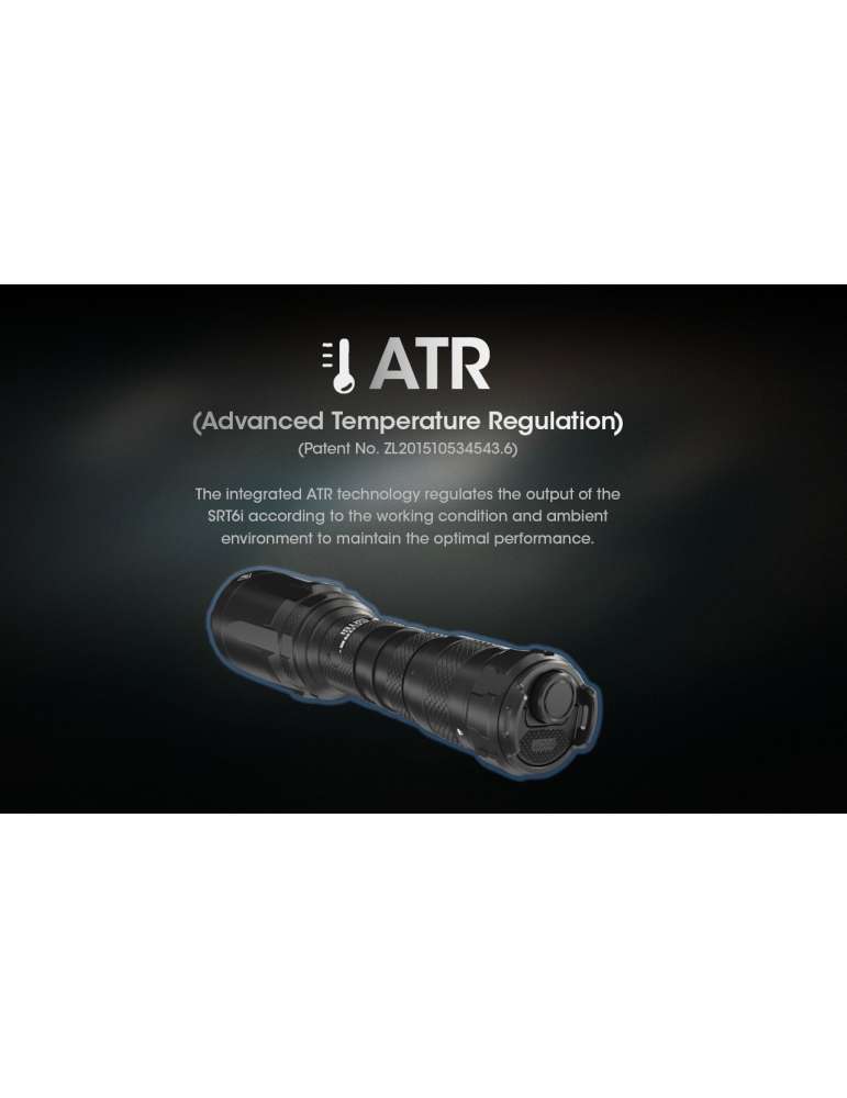 SRT6i dimmable flashlight 2100LM long range