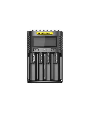 UMS4 4-slots lader voor 18650 en 21700 batterijen