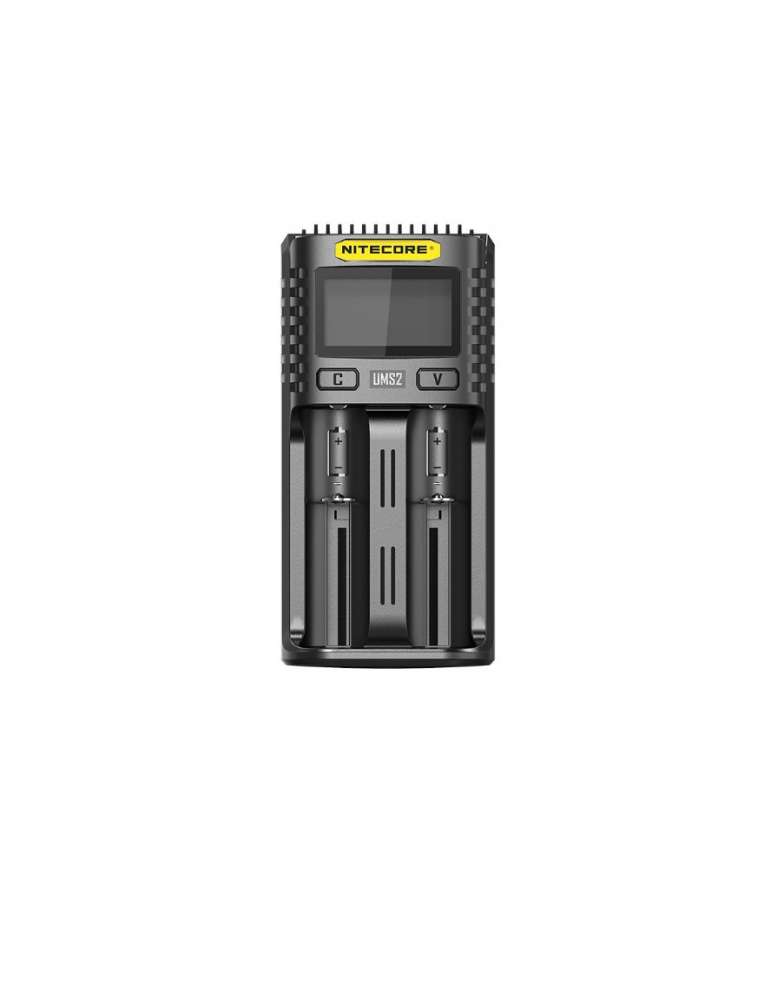 UMS2 chargeur rapide double pour batterie 18650 et 21700