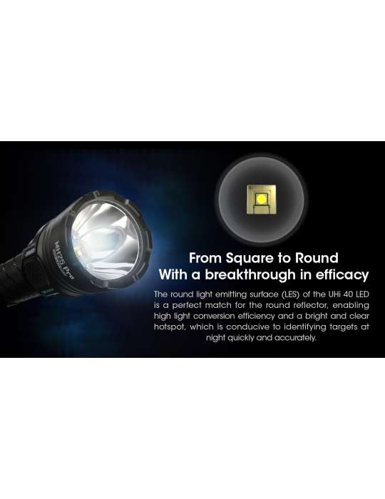 MH25PRO lampe torche 3300LM indicateur de puissance et batterie