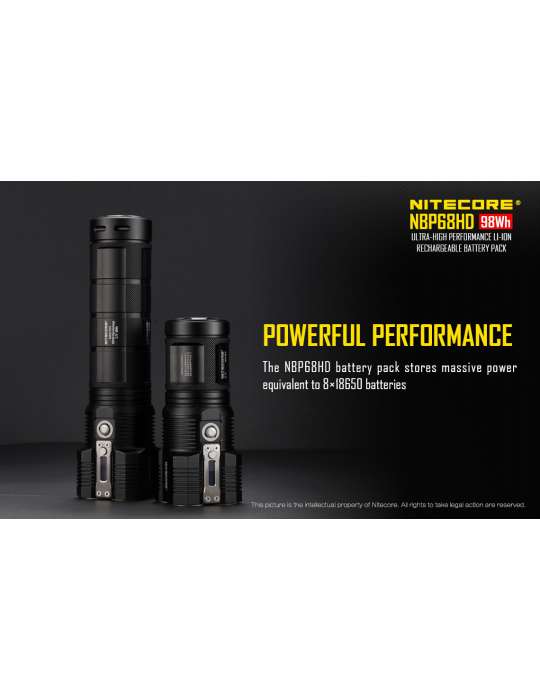 NBP68HD 98Wh battery pack for TM range lamp