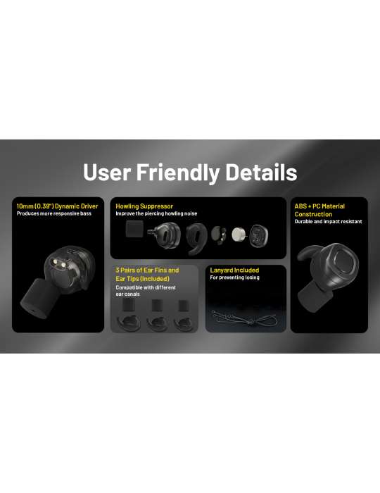 NE20 earpiece bluetooth earphone noise cancellation
