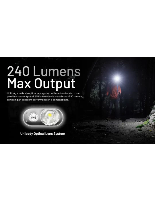 HA11 headlamp 240LM ultra light AA battery–NITECORE BELUX