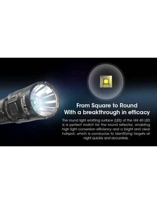 MH12PRO lampe torche 3300LM rechargeable USB indicateur de batterie