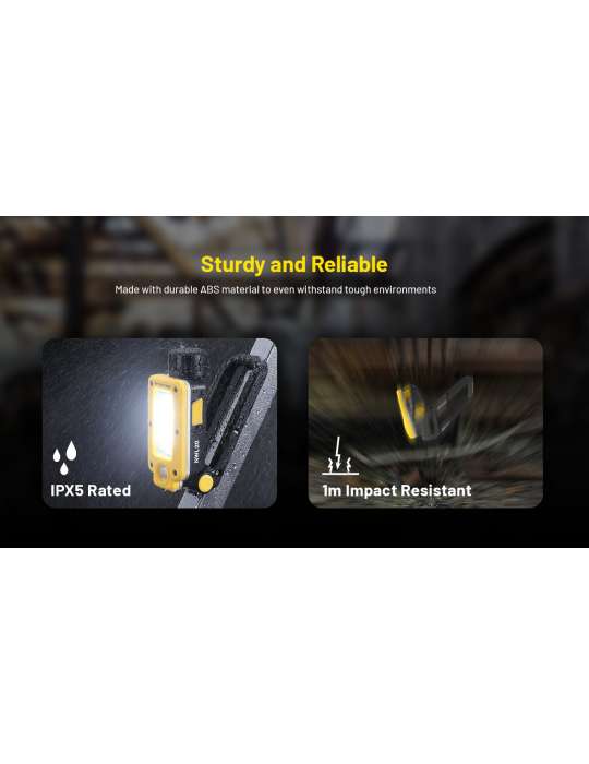 NWL20 portable magnetic hook construction site lamp