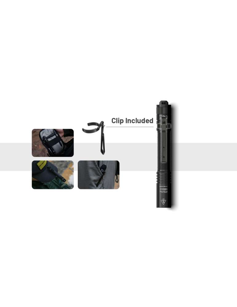 MT2A-PRO lampe 1000LM rechargeable compatible pile AA