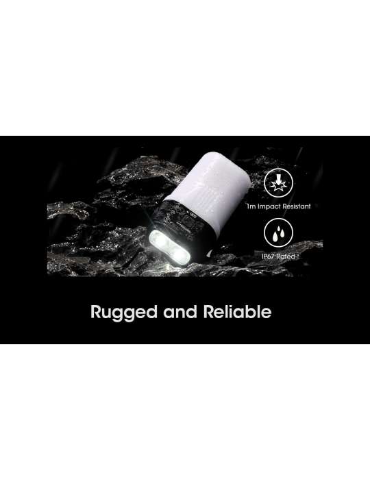 LR70 lampe 3000LM tout-en-un lanterne torche powerbank lampe signal