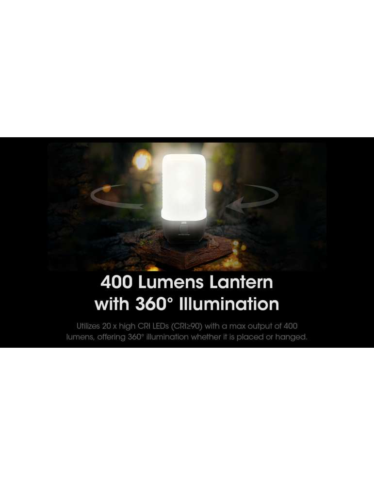 LR70 lampe 3000LM tout-en-un lanterne torche powerbank lampe signal