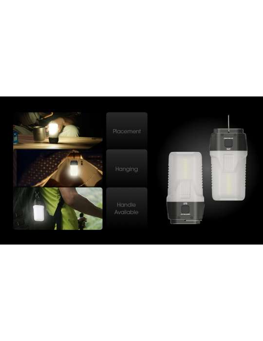 LR70 lampe 3000LM tout-en-un lanterne torche powerbank lampe signal