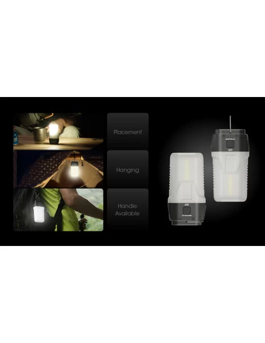 LR70 lampe 3000LM tout-en-un lanterne torche powerbank lampe signal–NITECORE BELUX