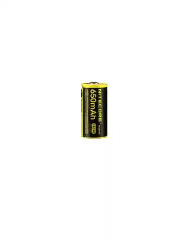 NL1665R batterie CR123 lithium rechargeable USB 650mAh