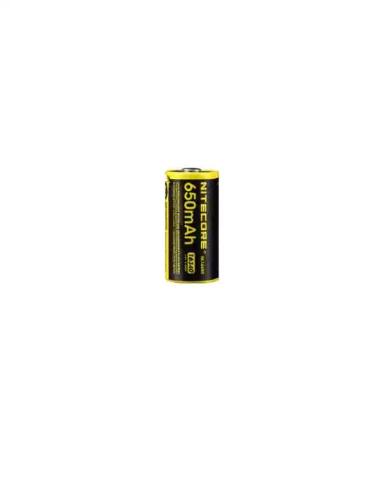 NL1665R USB oplaadbare CR123 lithiumbatterij 650mAh–NITECORE BELUX