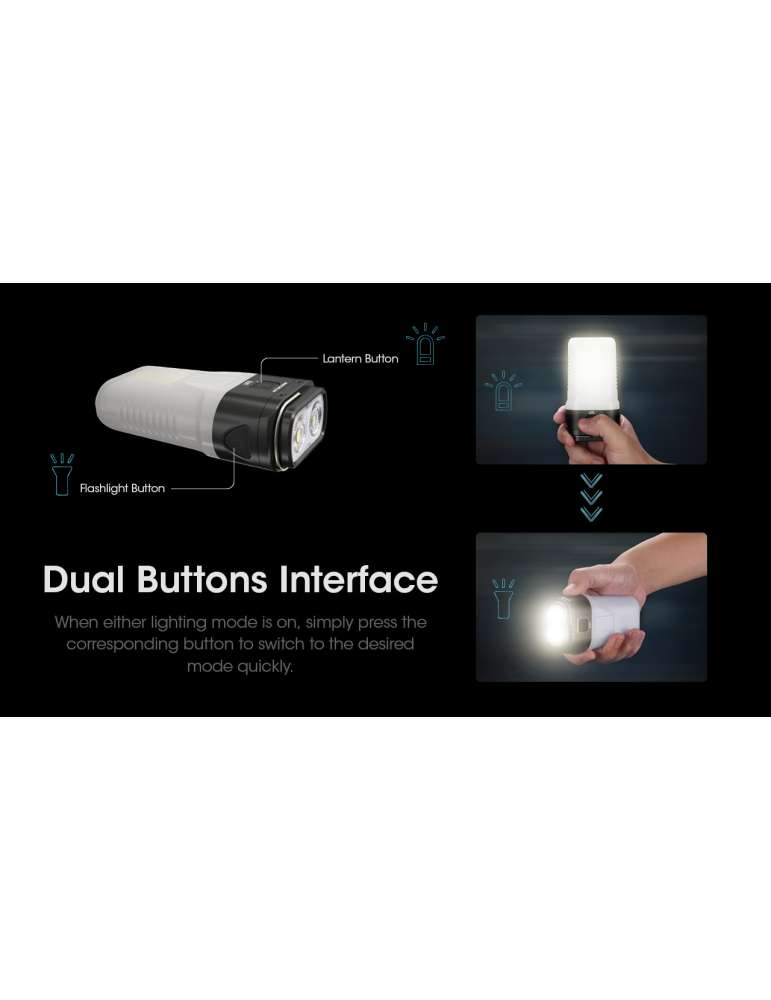LR70 lampe 3000LM tout-en-un lanterne torche powerbank lampe signal