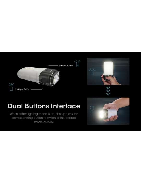 LR70 lampe 3000LM tout-en-un lanterne torche powerbank lampe signal