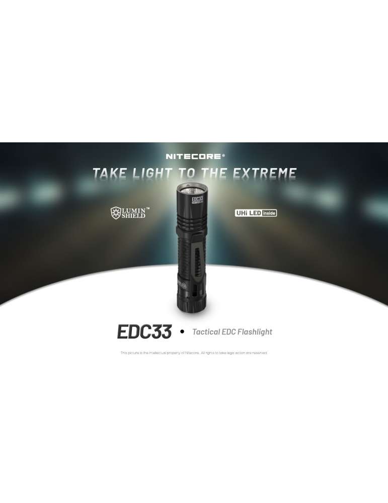 EDC33 lamp 4000LM lumin shield 9 LED flood light lock function