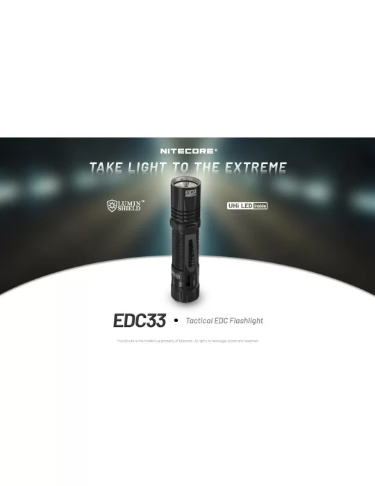 EDC33 lamp 4000LM lichtscherm 9 LED-schijnwerpervergrendelingsfunctie–NITECORE BELUX