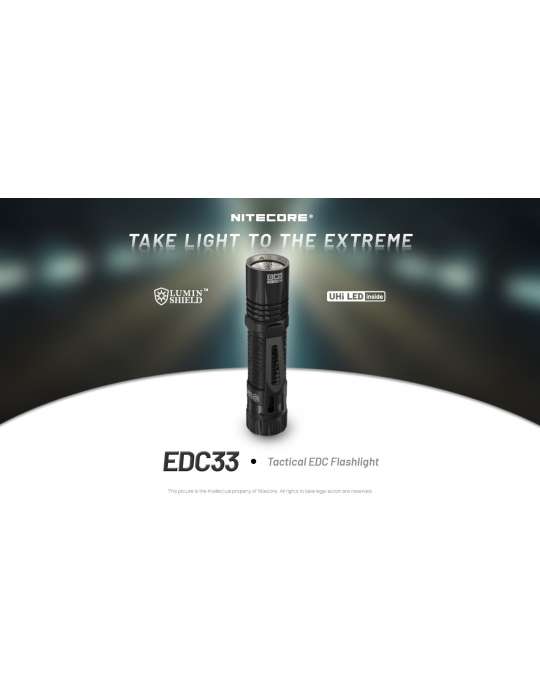 EDC33 lamp 4000LM lumin shield 9 LED flood light lock function