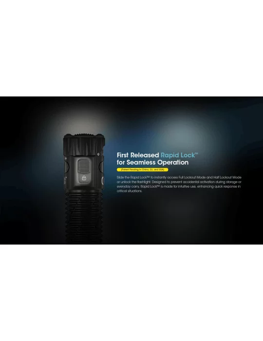 EDC33 lamp 4000LM lichtscherm 9 LED-schijnwerpervergrendelingsfunctie–NITECORE BELUX