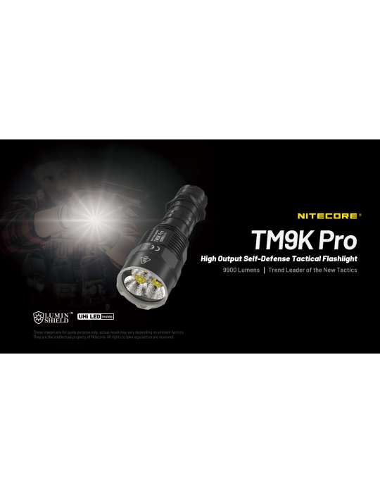 TM9K PRO lampe torche portable puissante 9900LM USB C