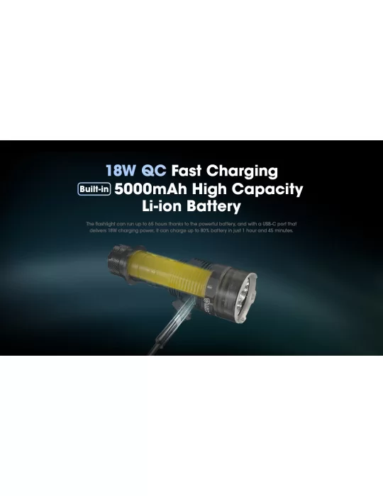 TM9K PRO lampe torche portable puissante 9900LM USB C–NITECORE BELUX