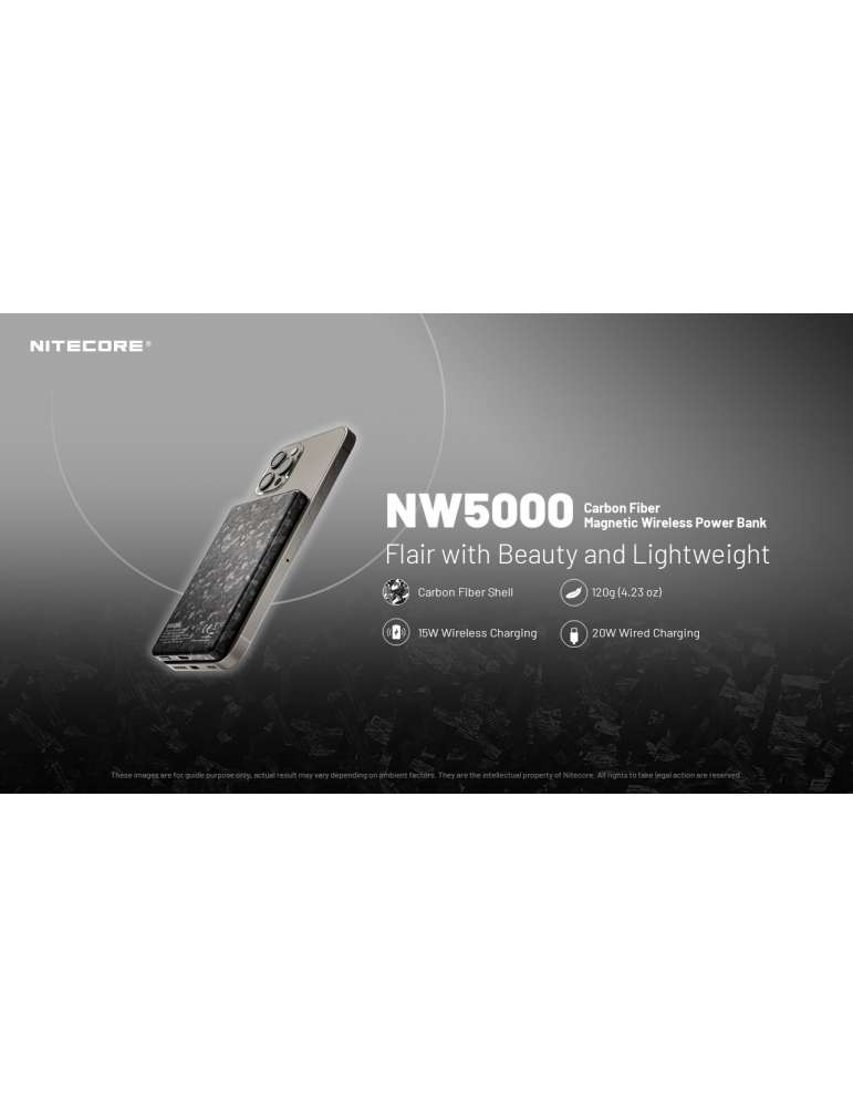 NW5000 battery 5000mAh magnetic wireless charging