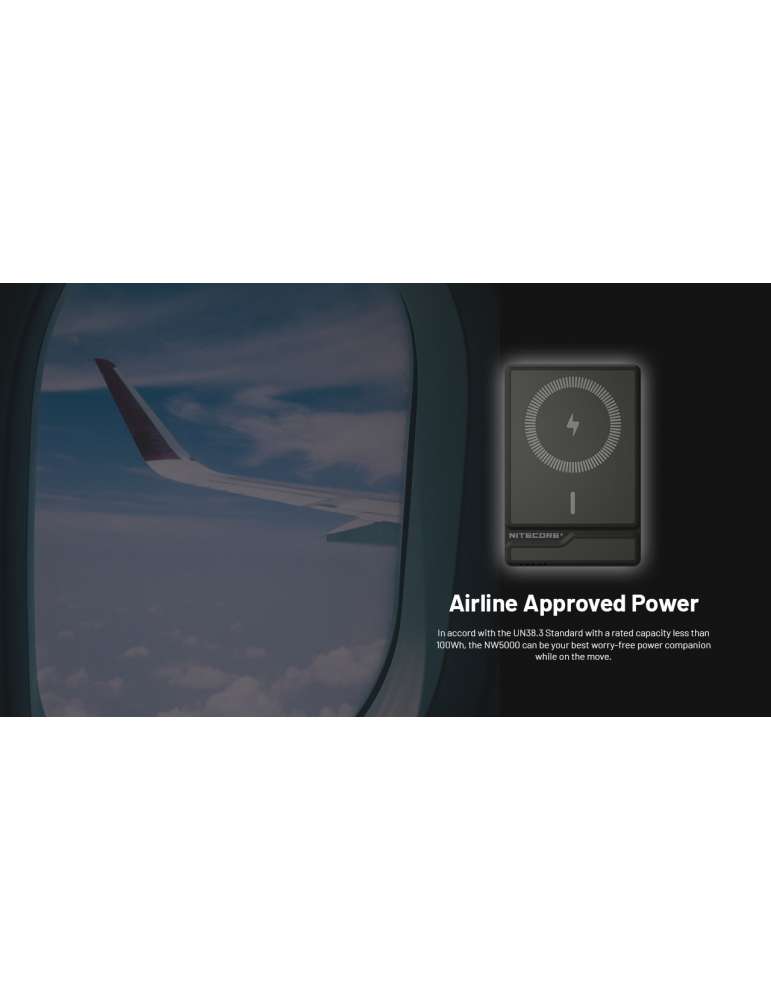 NW5000 battery 5000mAh magnetic wireless charging