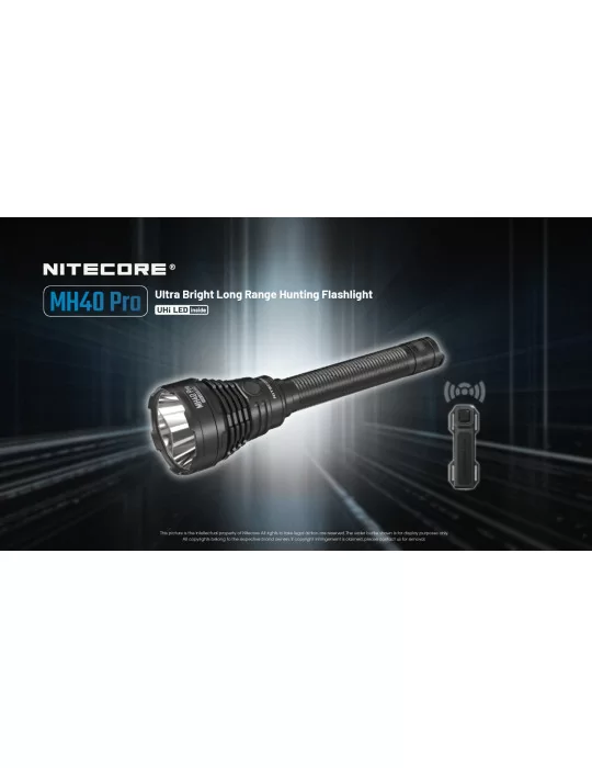 MH40 PRO lampe torche 3500LM longue portée 1300m–NITECORE BELUX