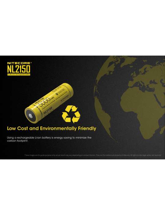 NL2150 batterij 21700 lithium 5000mAh oplaadbaar