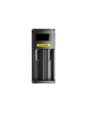 Ci2 chargeur 2 slot USB C 3000mA 18w pour 21700 18650 AA AAA C D