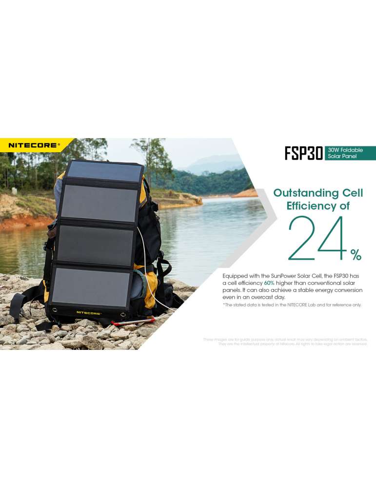 FSP30 portable solar panel 30w usb output for backpack