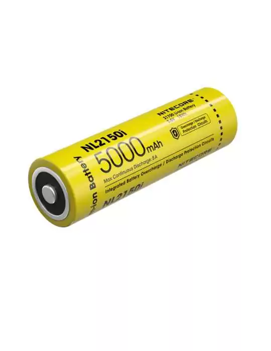 NL2150i batterie 21700 lithium 5000mAh rechargeable–NITECORE BELUX