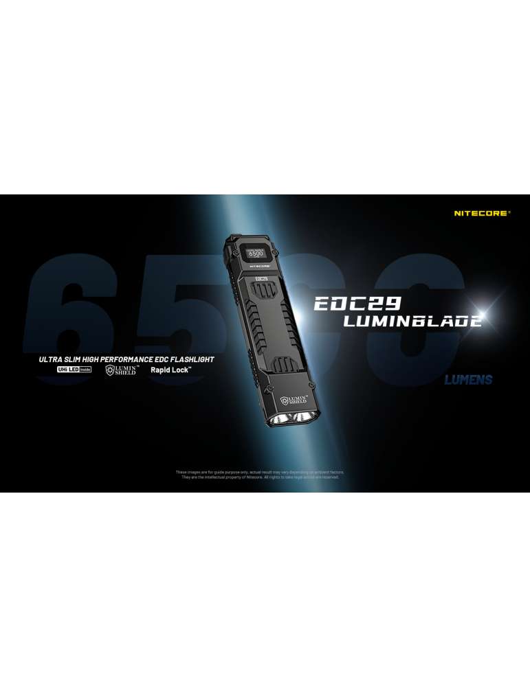EDC29 lampe fine 6500LM Rechargeable