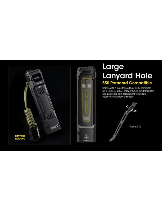 EDC29 Slim Lamp 6500LM Oplaadbaar–NITECORE BELUX