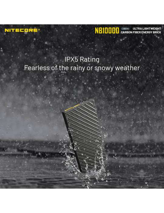 NB10000 GEN2 powerbank batterie 10000mAh ultra légère USB