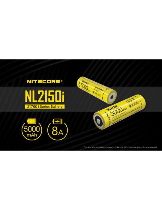 NL2150i battery 21700 lithium 5000mAh