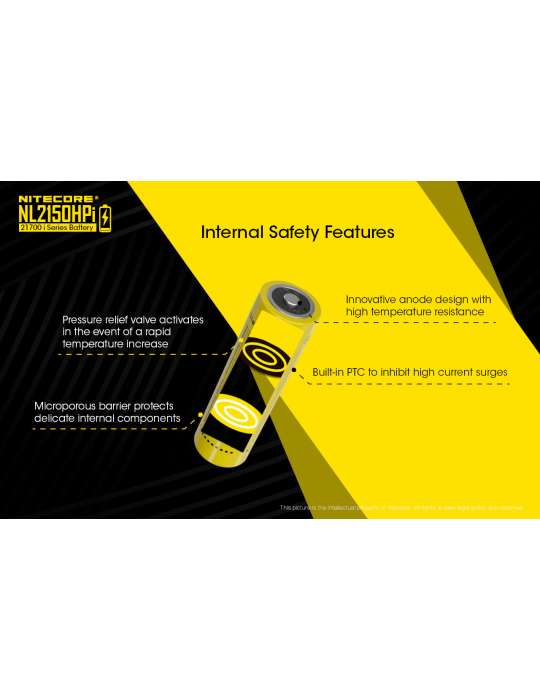 NL2150HPi batterie 21700 lithium haute performance 5000mAh
